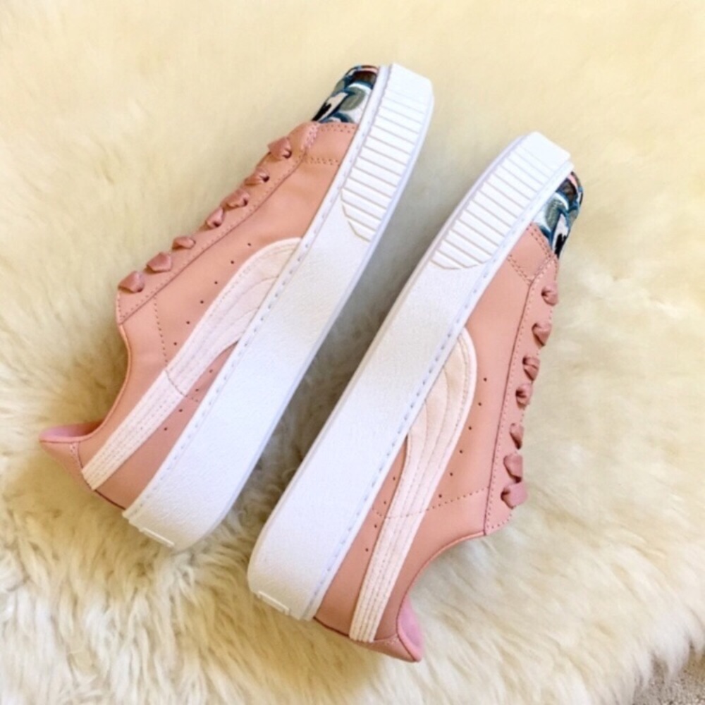 Last One- Puma Platform Hyper Embroidered Sneakers - Picture 4 of 8